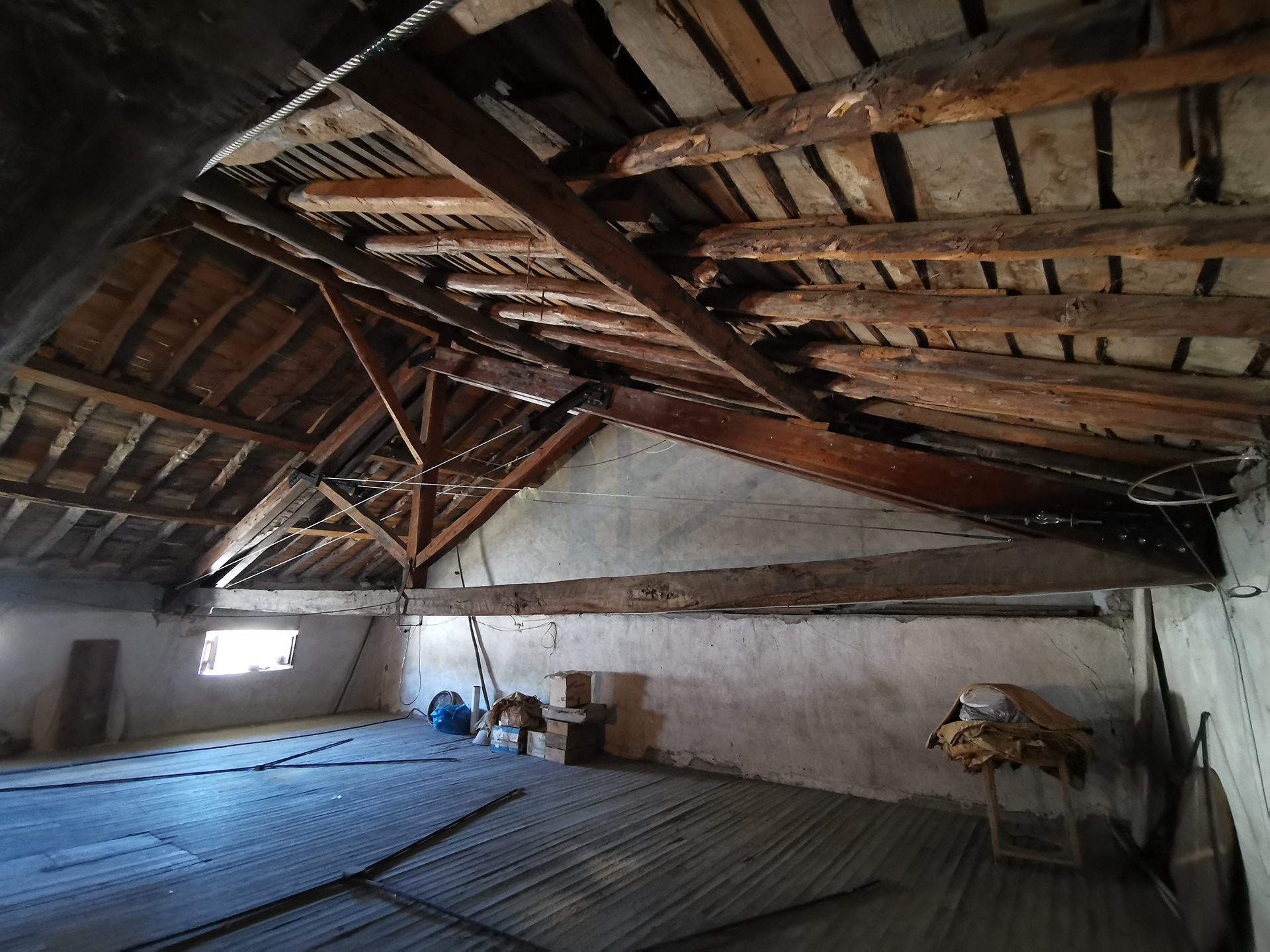 Rehabilitación de estructura interior de tejado en madera